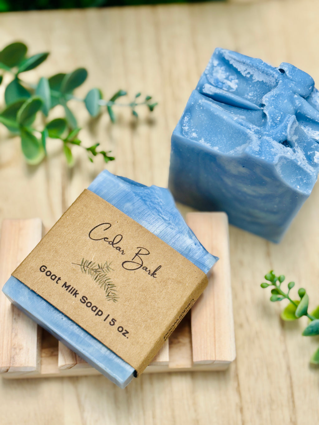 Cedar Bark Goat Milk Bar Soap