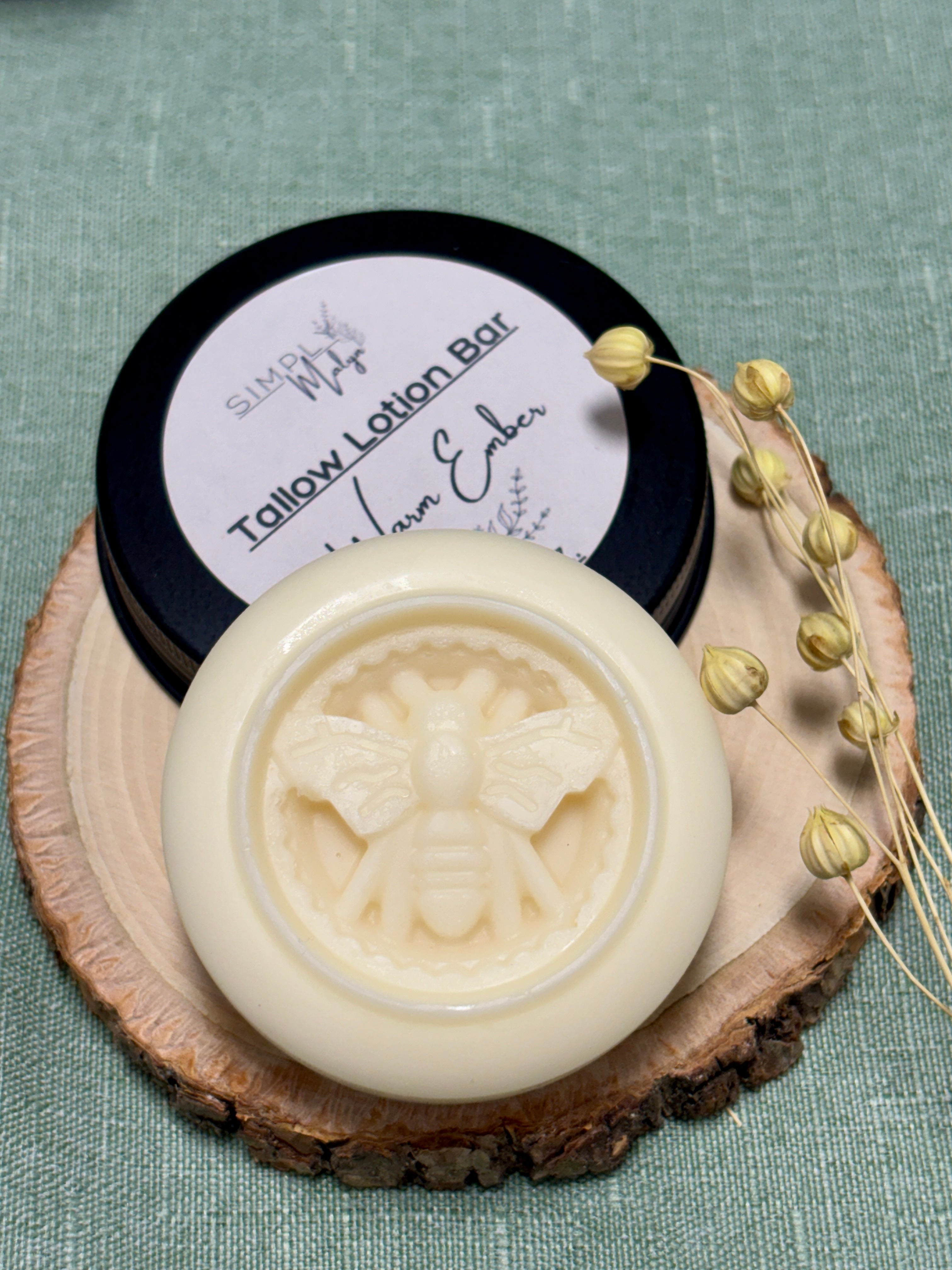Warm Ember Tallow Lotion Bar