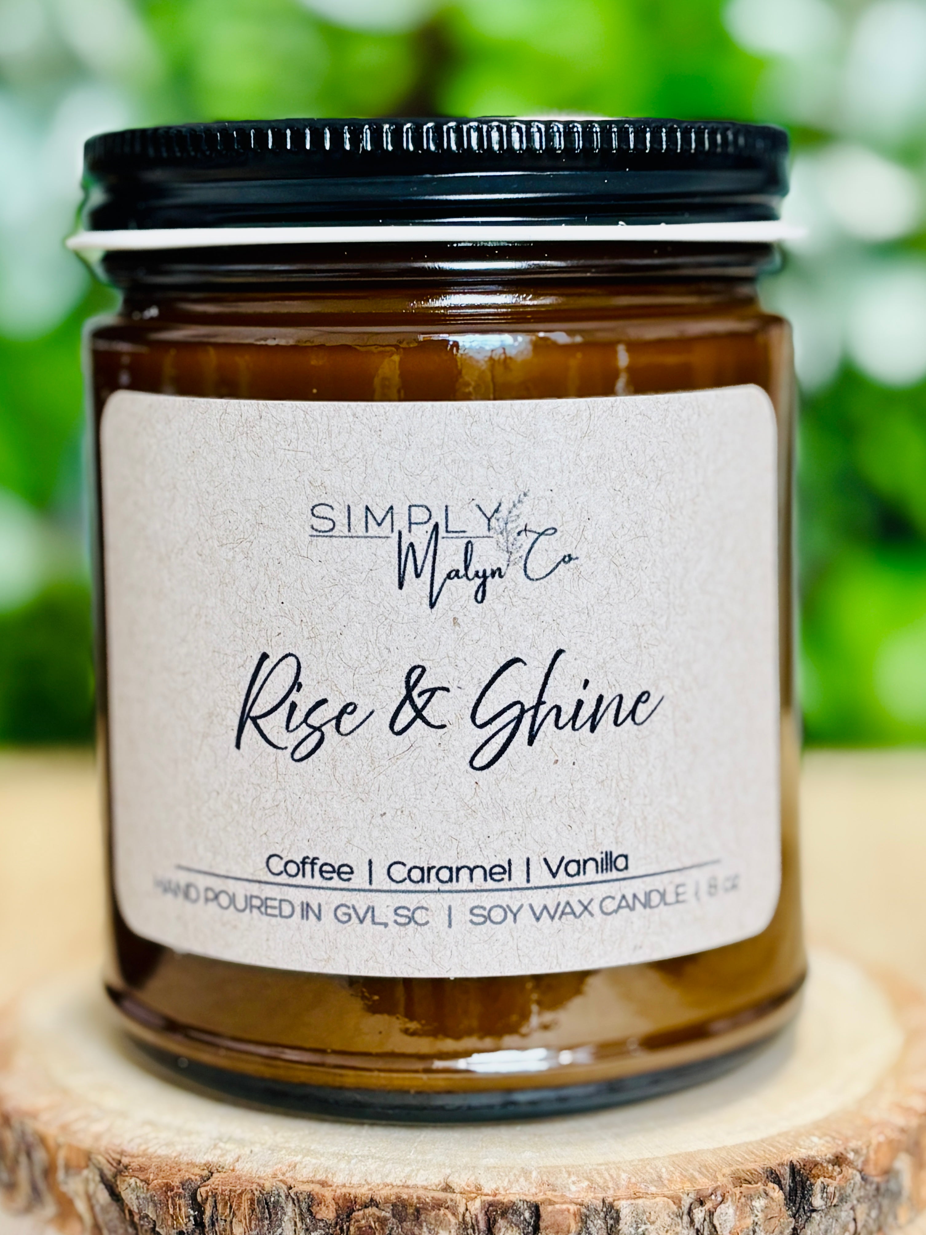 Rise &  Soy Wax Candle 8 oz.