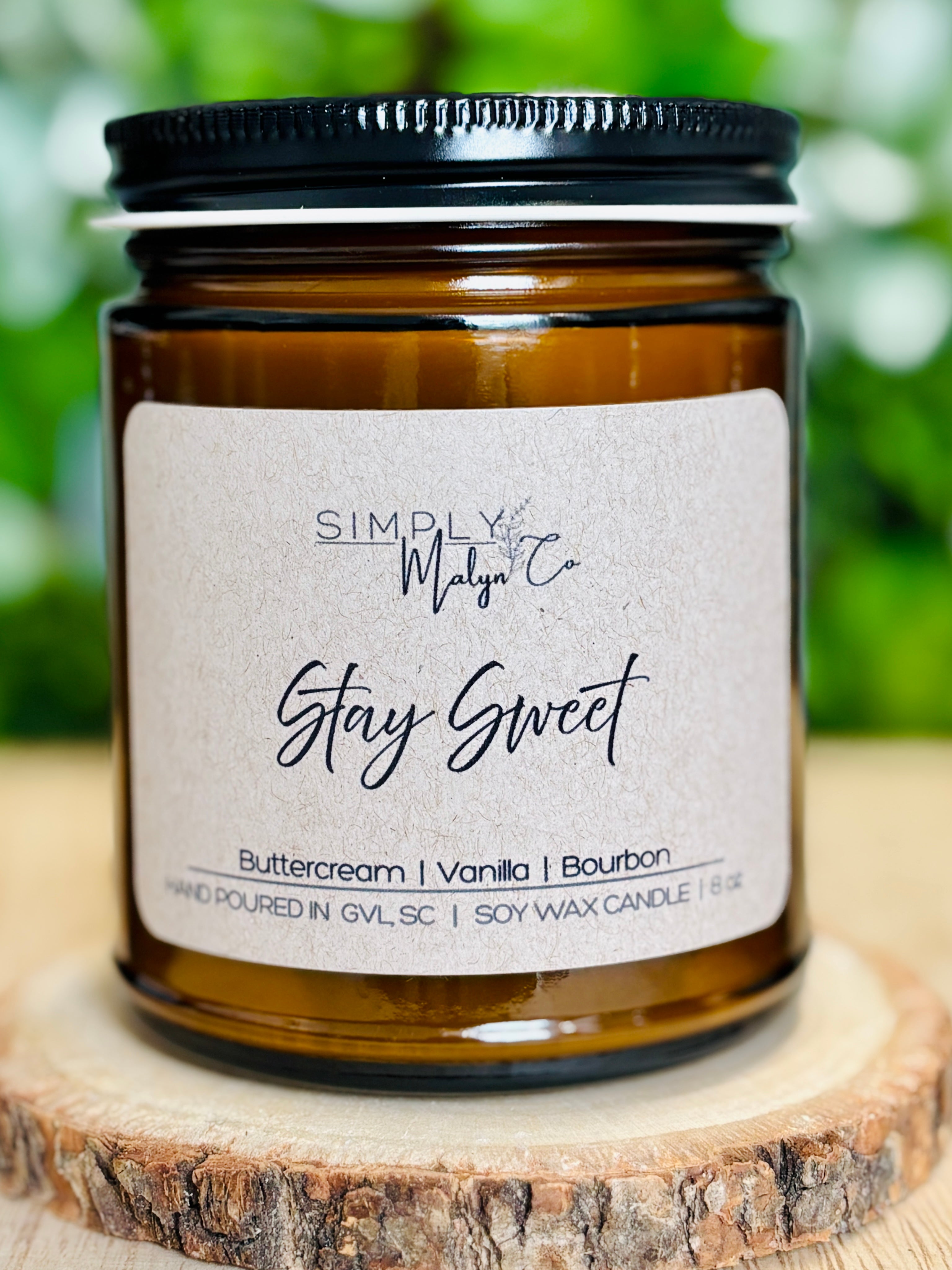 Stay Sweet Natural Soy Candle