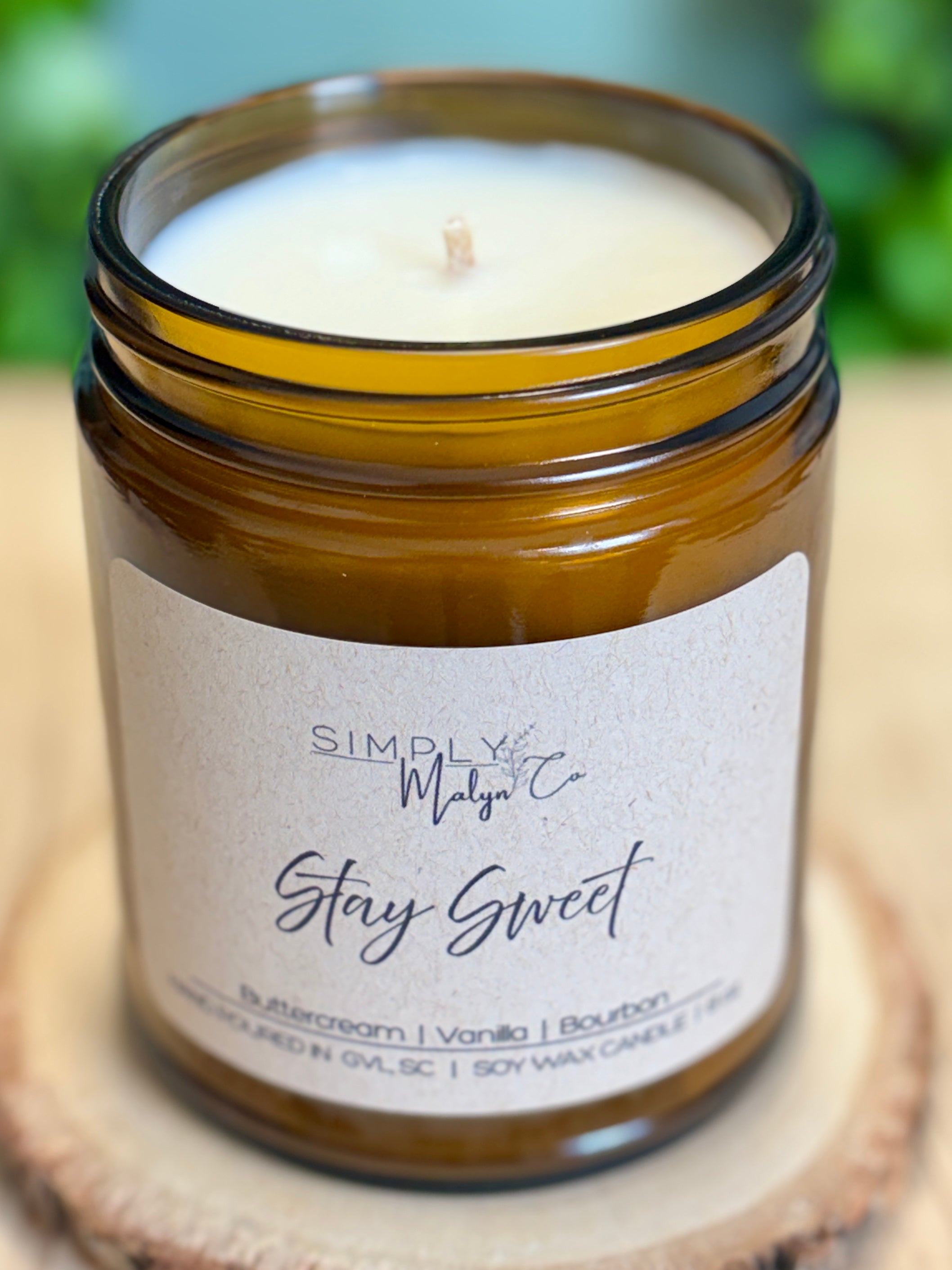 Stay Sweet Natural Soy Candle