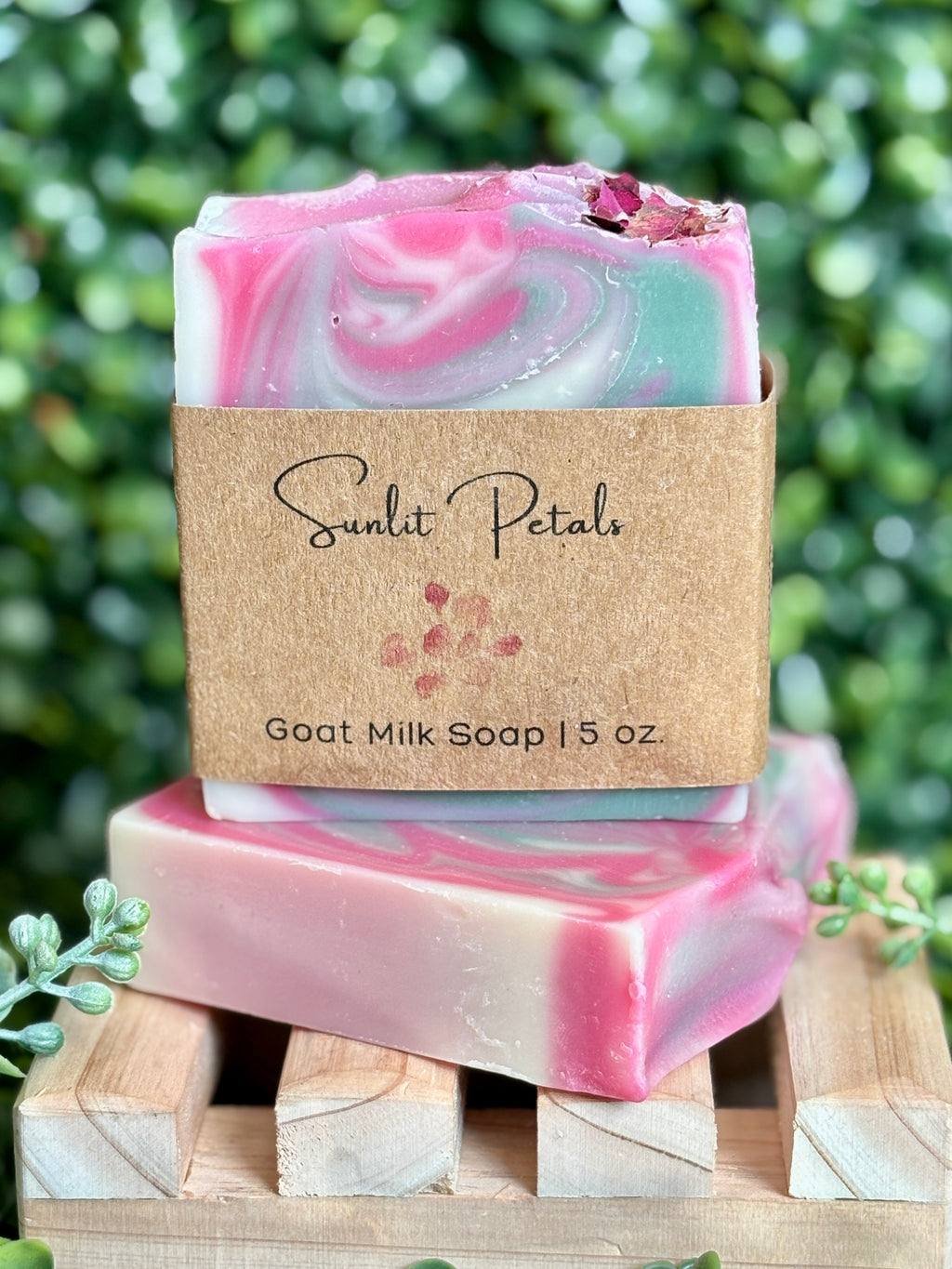Sunlit Petals Goat Milk Soap